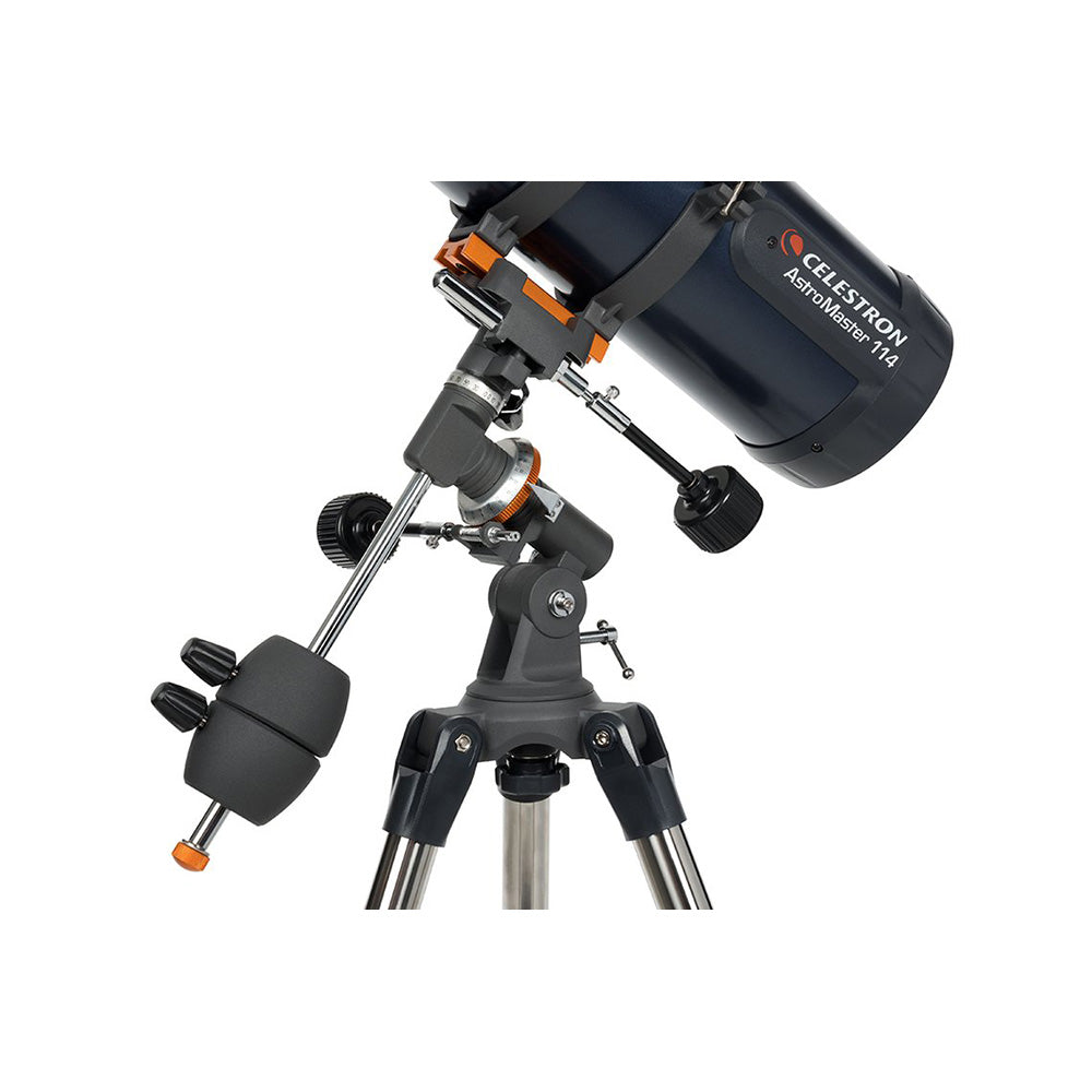 Celestron AstroMaster 114 EQ Reflector Telescope for Adults & Beginners - 31042 Astronomy Equipment for Stargazing, Moon Observation & Astrophotography
