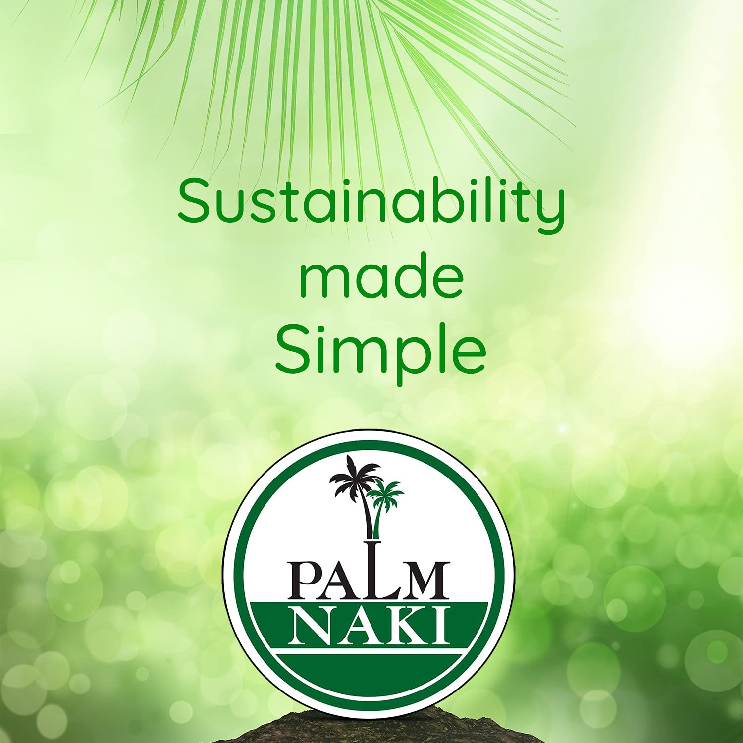 Eco-Friendly Palm Leaf Plates 10-Inch Square - 40 Pack Sustainable Compostable Tableware for Parties, Picnics & Events - Bamboo Style Decorative Disposable Plates
