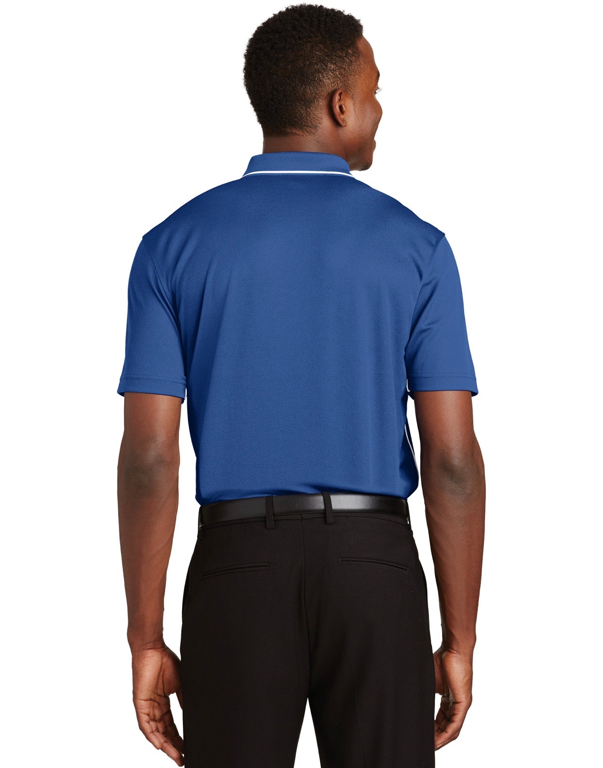 Royal Blue Polo Shirt for Men - Lucky Bowler Classic Fit Casual Golf Shirt | Perfect for Golf, Office & Everyday Wear
