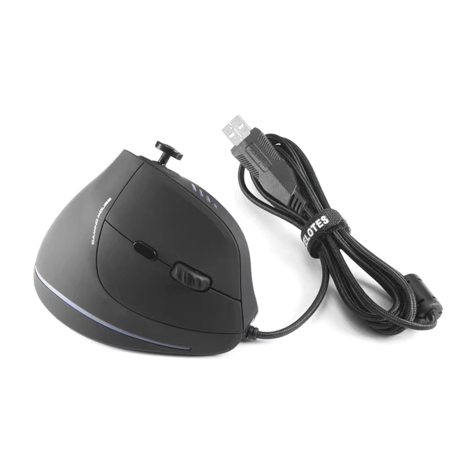 FUXIU Ergonomic Vertical Gaming Mouse with Joystick Control, Adjustable 10000DPI - Perfect for PC, Laptop & Desktop Gamers | Ideal for FPS, MMO & Long Gaming Sessions