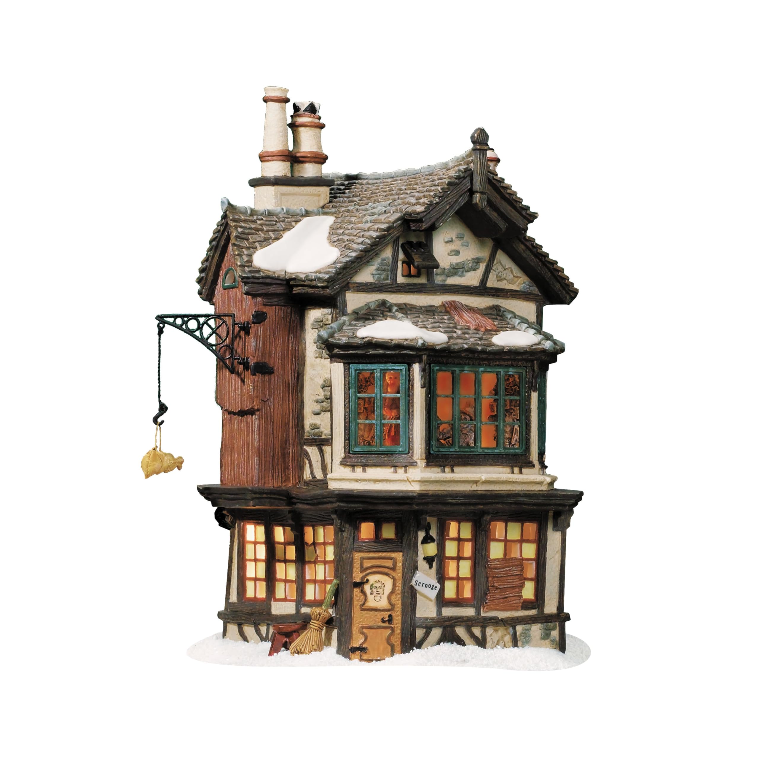 Department 56 Dickens' Village Ebenezer Scrooge's House - 8.25