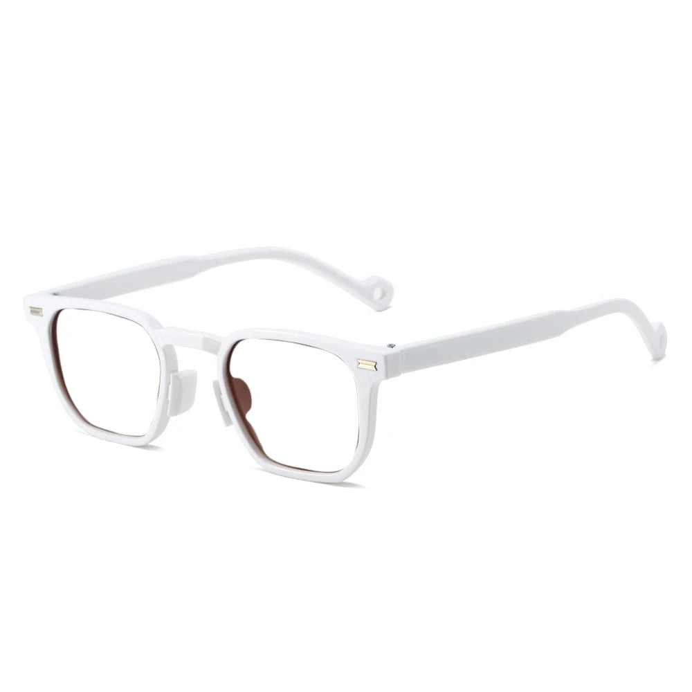 CCspace Unisex Full Rim Square Polycarbonate Reading Glasses R57195 - Fashionable & Durable for Reading, Computer Work & Office Use