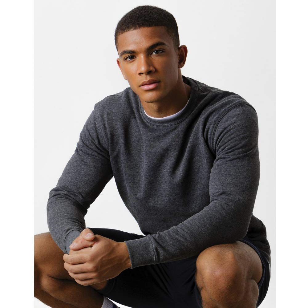 Mens Klassic Knitted Sweatshirt - Premium Cotton Blend, Slim Fit, Casual Pullover for Fall & Winter, Perfect for Office, Outdoor, and Weekend Wear