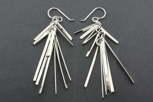 Multi Stick Drop Earrings - Large Boho Dangle Earrings for Women | Perfect for Parties, Weddings & Everyday Wear