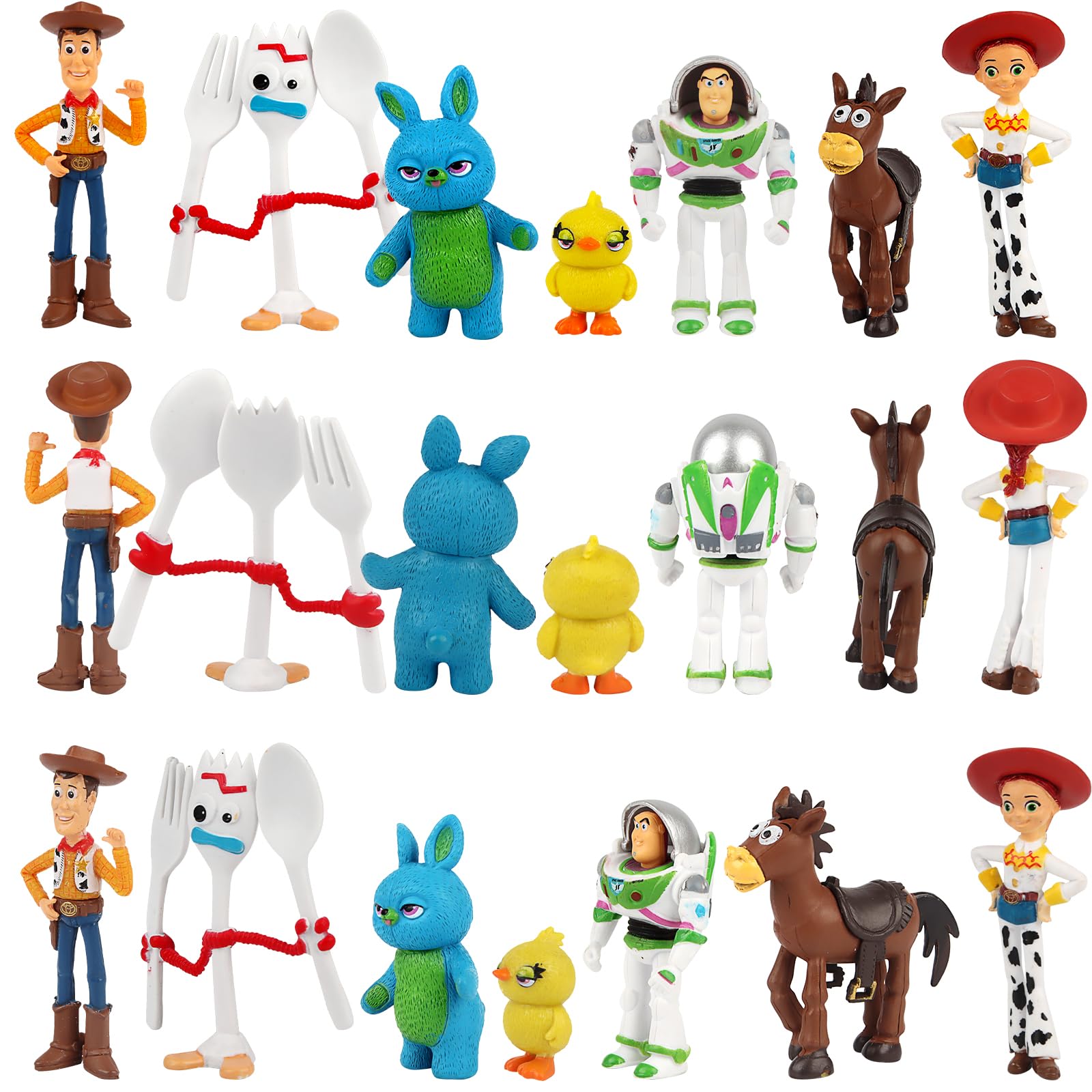 7-Piece Cake Topper Set - Cartoon Figures for Birthday Cake Decorations | Kids & Adult Party Supplies | Perfect for Birthday Cakes, Cupcakes, and Dessert Displays