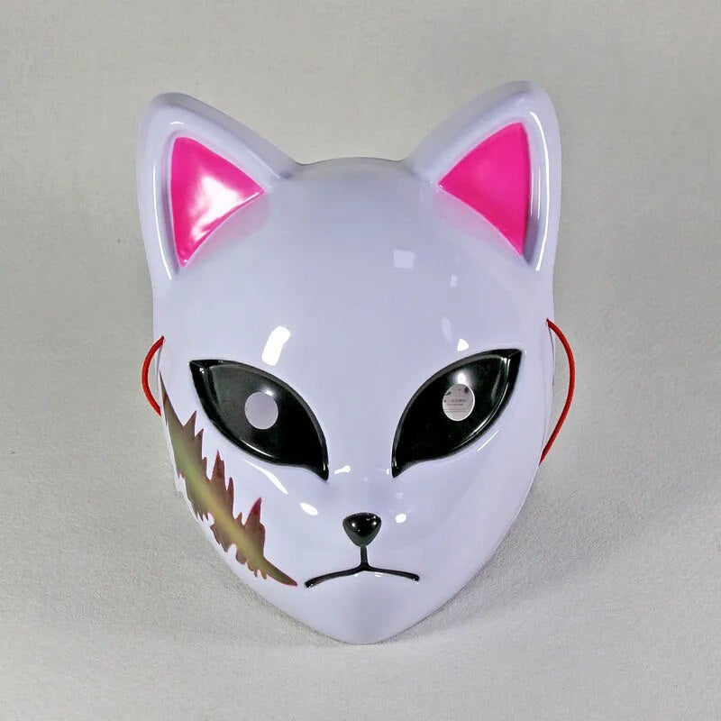 Demon Slayer Cosplay Mask - Anime Inspired Nezuko & Tanjiro Masks for Halloween & Conventions - Perfect for Cosplay, Costume Parties & Anime Fans