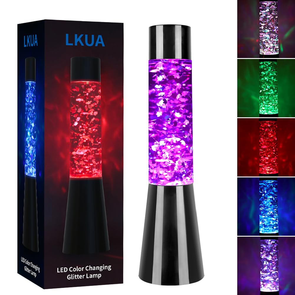 30-Inch Liquid Motion Lamp with Red Wax & Blue Liquid - Magma Lamps for Adults & Kids, Cool Home Office Decor - Perfect for Bedrooms, Living Rooms, and Meditation Spaces