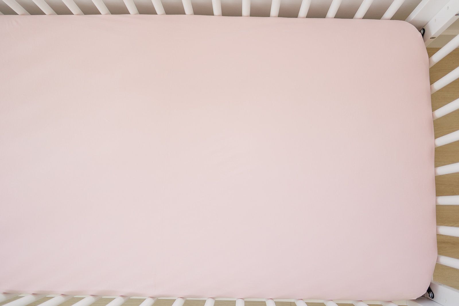 Ecolino® Organic Cotton Crib Sheet - 100% Soft Breathable Baby Bedding for Nursery, Crib & Toddler Bed - Perfect for Newborns, Infants & Kids - Pink Petal Design