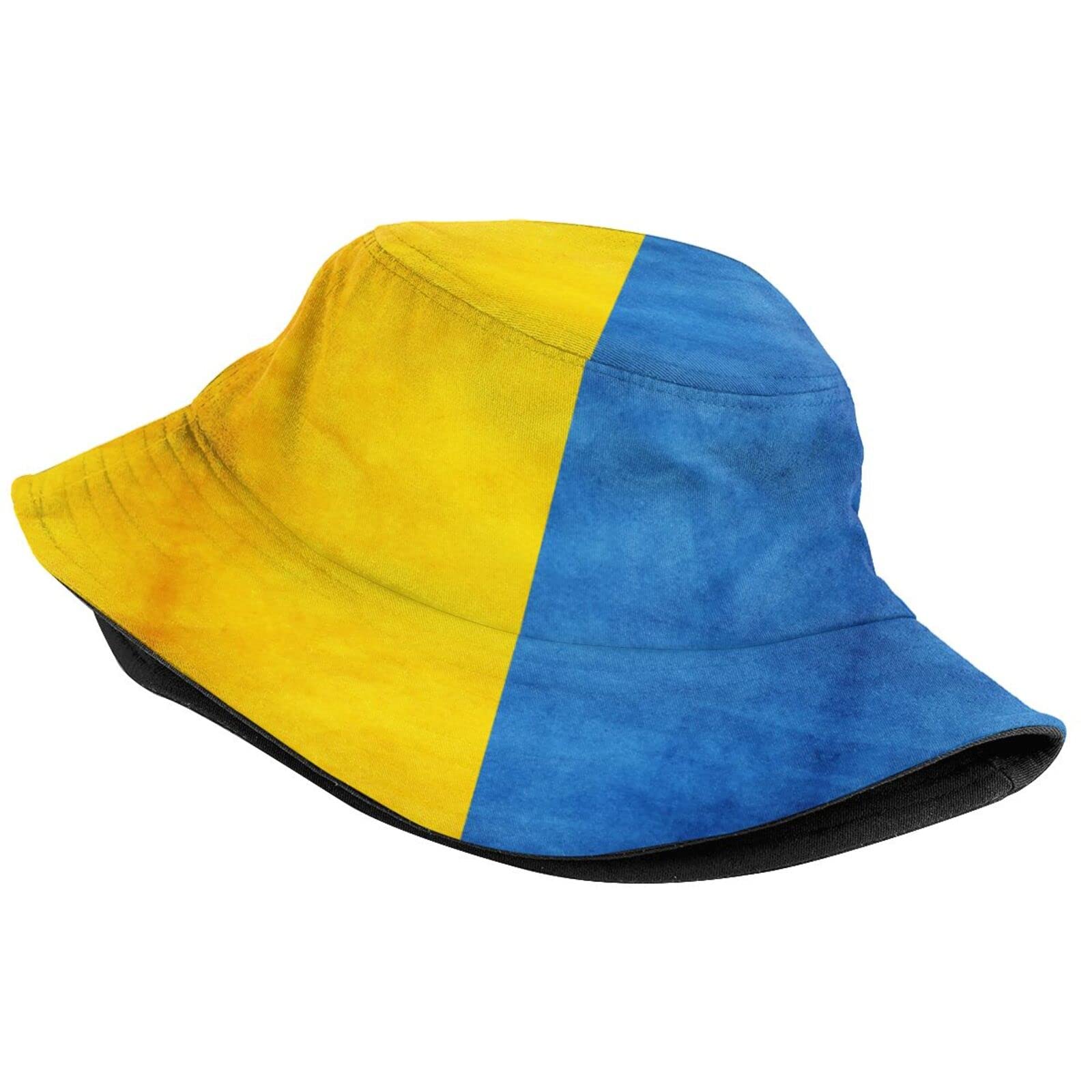 Ukraine Flag Bucket Hat - Funny Patriotic Summer Hat for Men & Women - Breathable Outdoor Sun Hat for Beach, Festivals & Sports Events
