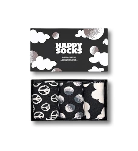3-pack Black and White Socks Gift Set