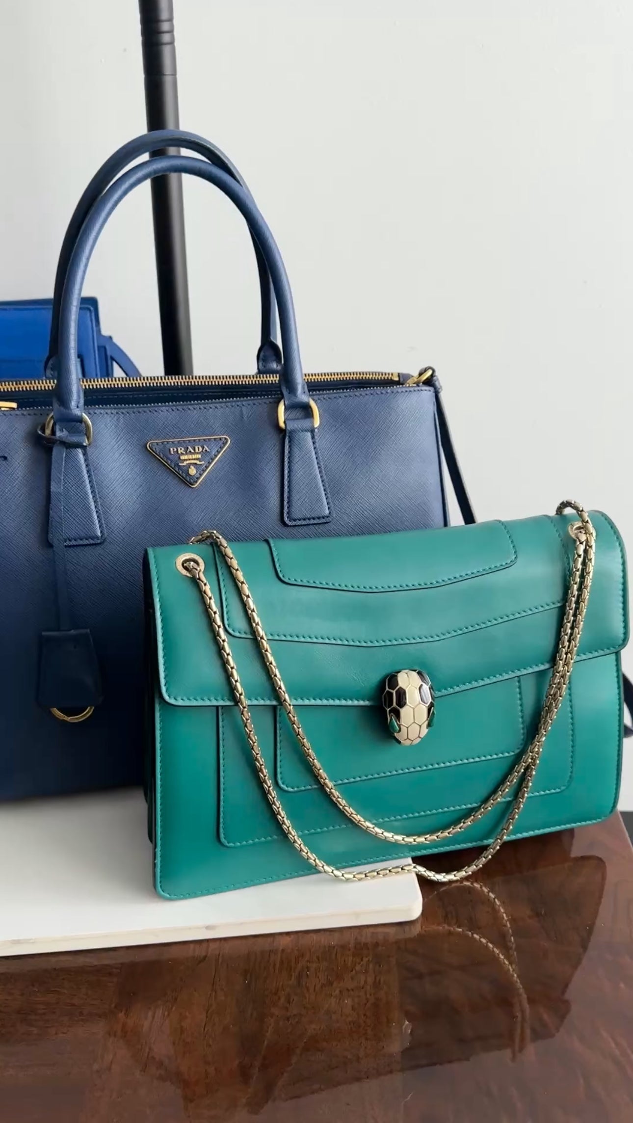 Bvlgari Serpenti Forever Green Medium Flap Crossbody Bag - Luxury Designer Handbag for Women, Perfect for Evening Parties & Date Nights