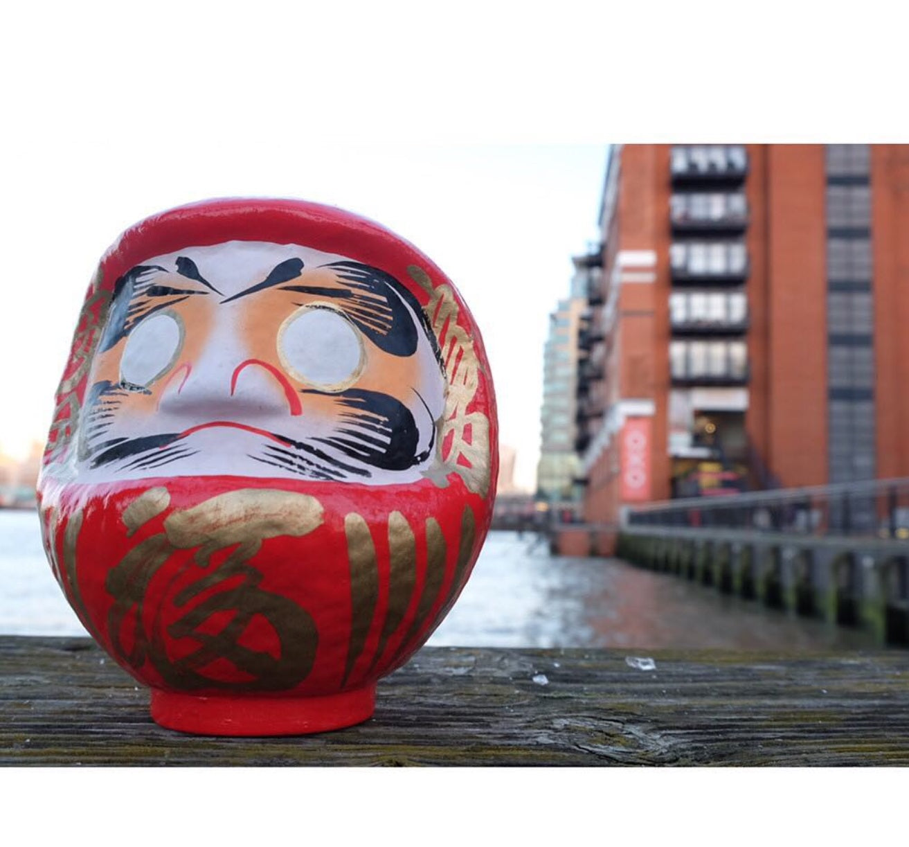 Daimonya Daruma Doll: 15cm M1 Lucky Charm for Home, Office & Gift Giving - Japanese Traditional Decor & Feng Shui Accessory