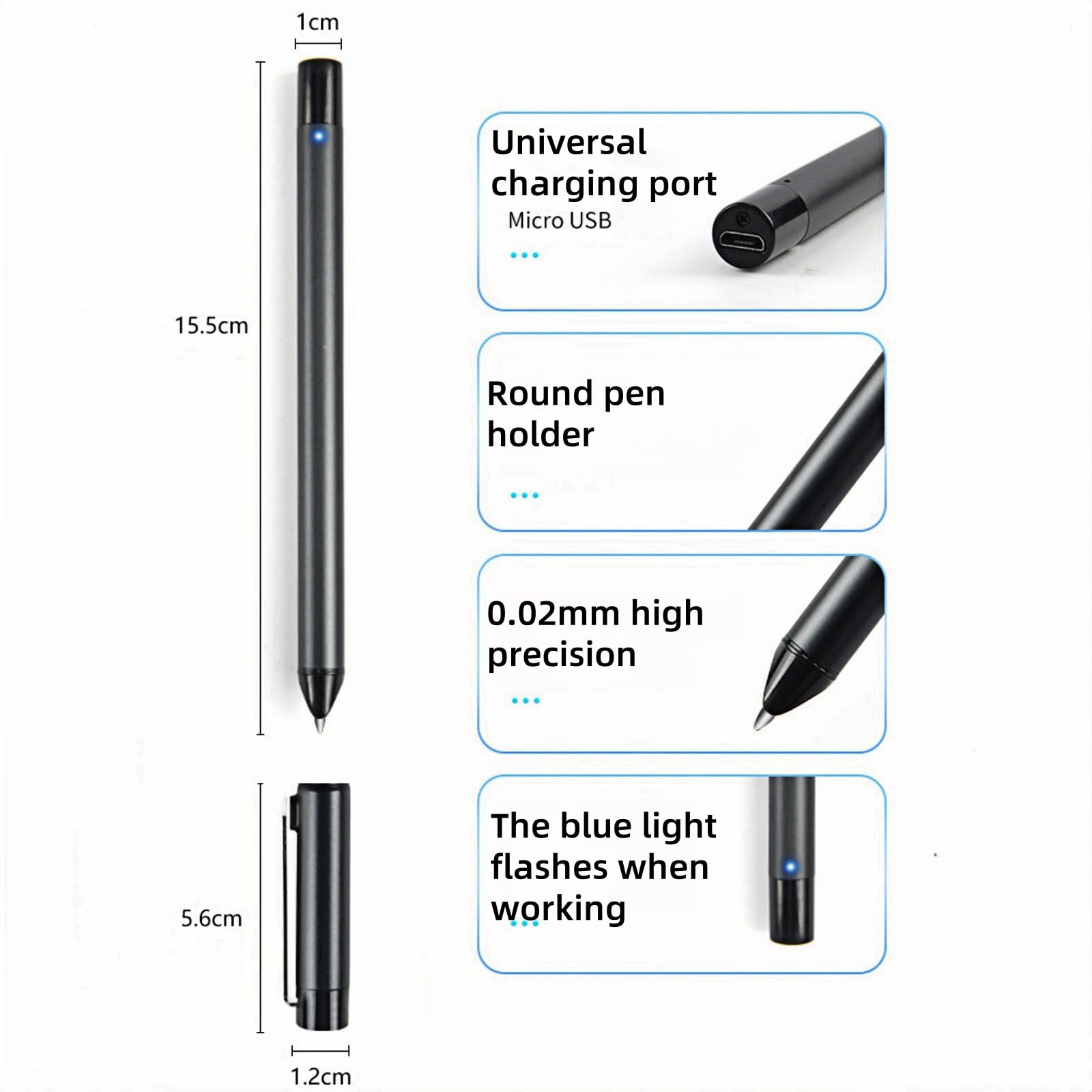 Synctify Digital Sketchbook Pro Set V2 - Smart Sync Pen & Bluetooth Notebook for Artists, A4 Size (Black) | Perfect for Digital Drawing, Note Taking & Creative Work on the Go