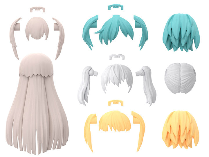 Bandai 30 Minutes Sisters 30MS Option Hair Style Parts Vol. 5 - Anime Model Kit Accessories for Customization (4-Piece Set) | Perfect for DIY Figure Collectors & Cosplay Enthusiasts