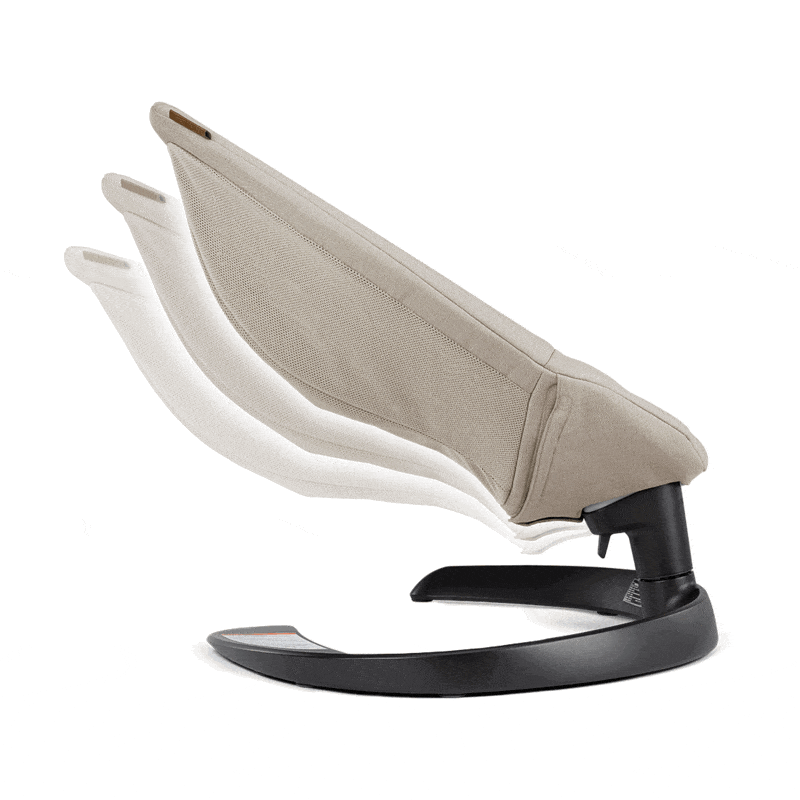 Nuna Leaf Grow Baby Swing with Toy Bar - Adjustable Infant Seat for Newborns to Toddlers - Perfect for Nursery, Living Room & Outdoor Use