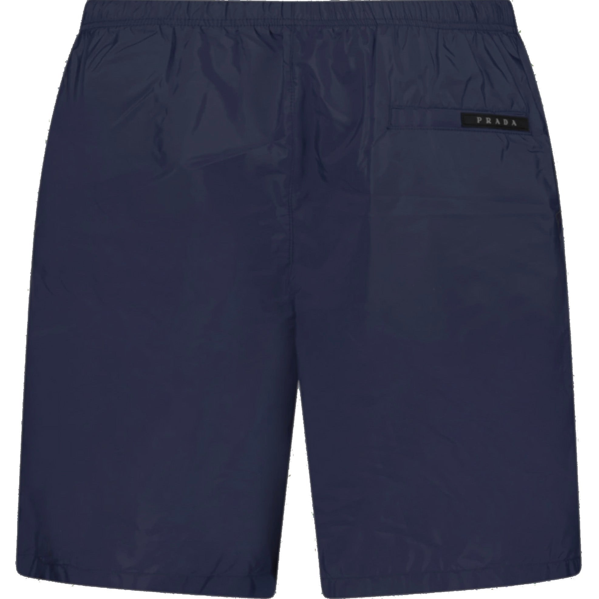 Prada Deep Blue Nylon Swim Shorts for Men - Premium Designer Swimwear for Beach, Pool & Vacation - Comfortable Quick-Dry Swim Trunks