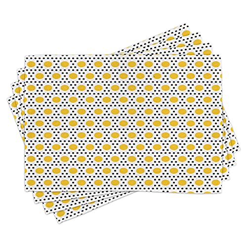 Yellow Black and White