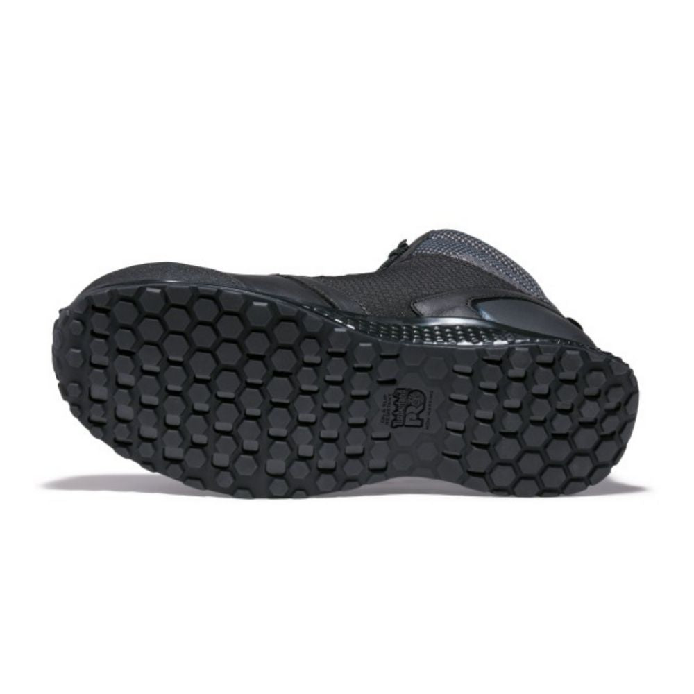 Timberland PRO Reaxion MID Composite Toe Work Shoes for Men - Black (TB0A278X001) | Durable Safety Boots for Construction, Warehouse & Outdoor Work