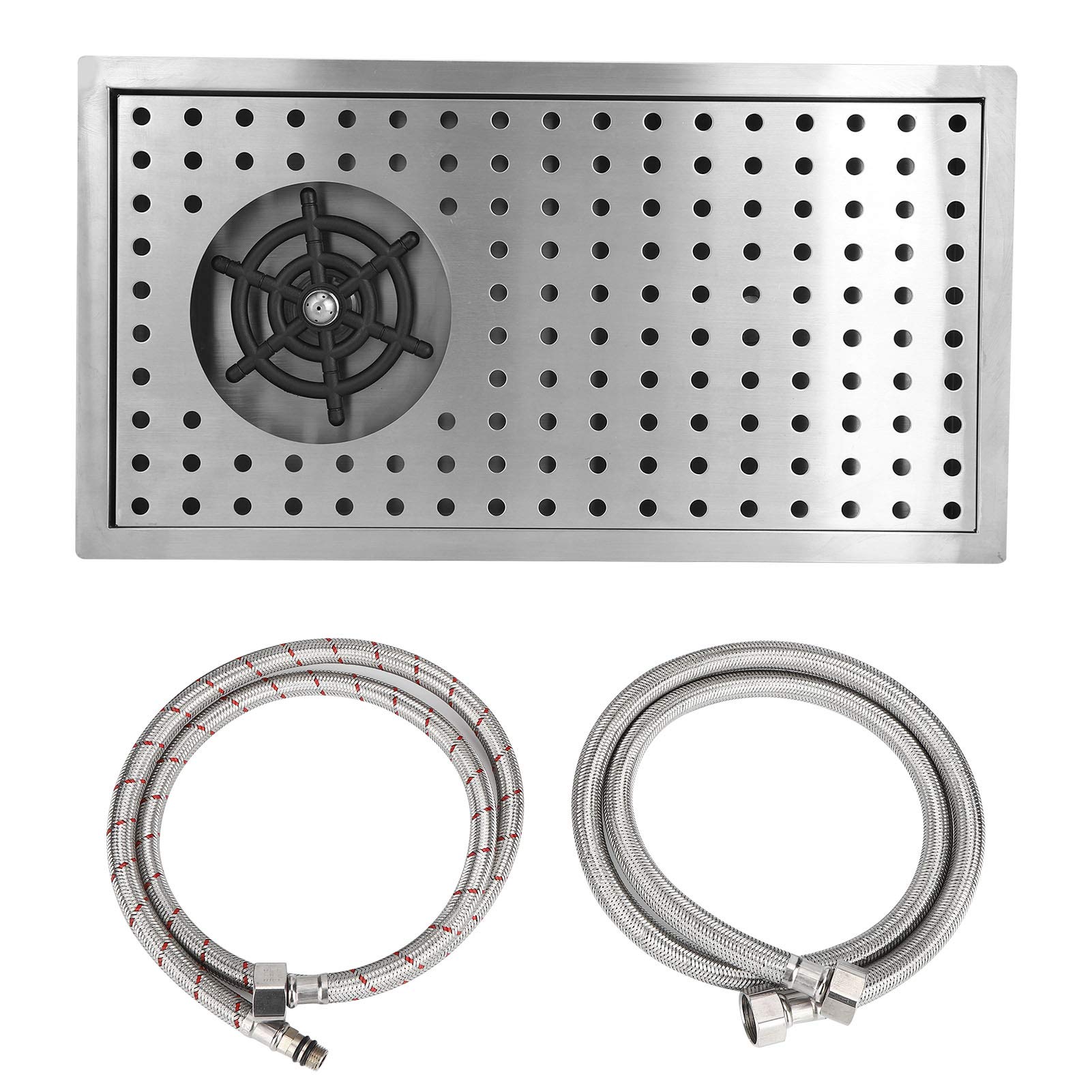 G1/2 Stainless Steel Automatic Glass Rinser - High Pressure Cup Washer Cleaner for Bar, Pub, Restaurant & Hotel - Perfect for Coffee, Milk Tea & Beverage Glass Cleaning (Medium Size)