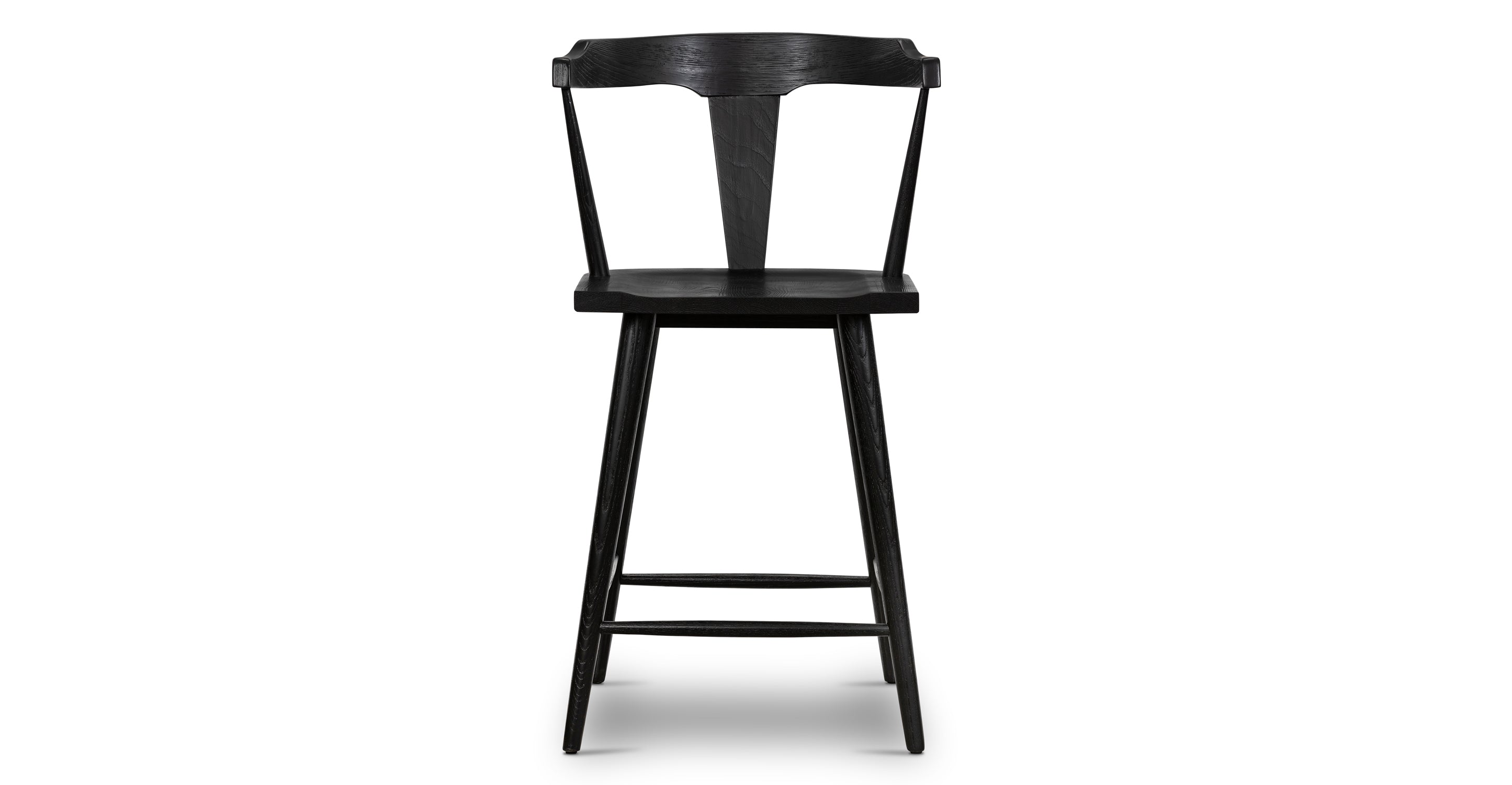 Enzo Counter Stool - Modern Kitchen Bar Stools with Back Support, Adjustable Height for Breakfast Nook, Home Bar & Dining Room Decor
