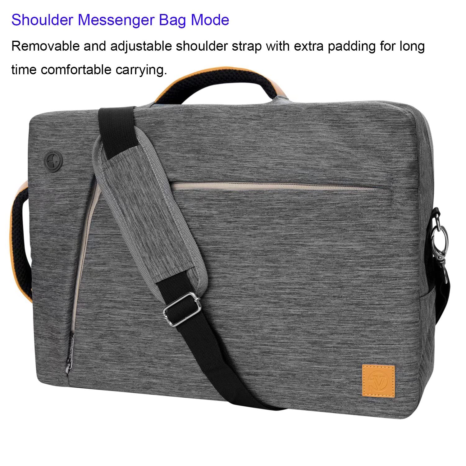 Universal Hybrid Laptop Messenger Bag Briefcase Computer Handbag for Work, Travel, and Everyday Use