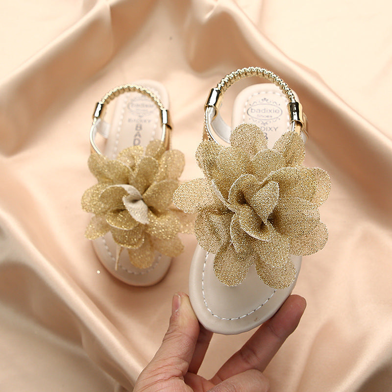 Flower Baby Sandals for Girls & Boys - Soft & Comfortable First Walkers Shoes for Toddlers - Perfect for Outdoor Play, Beach, and Special Occasions