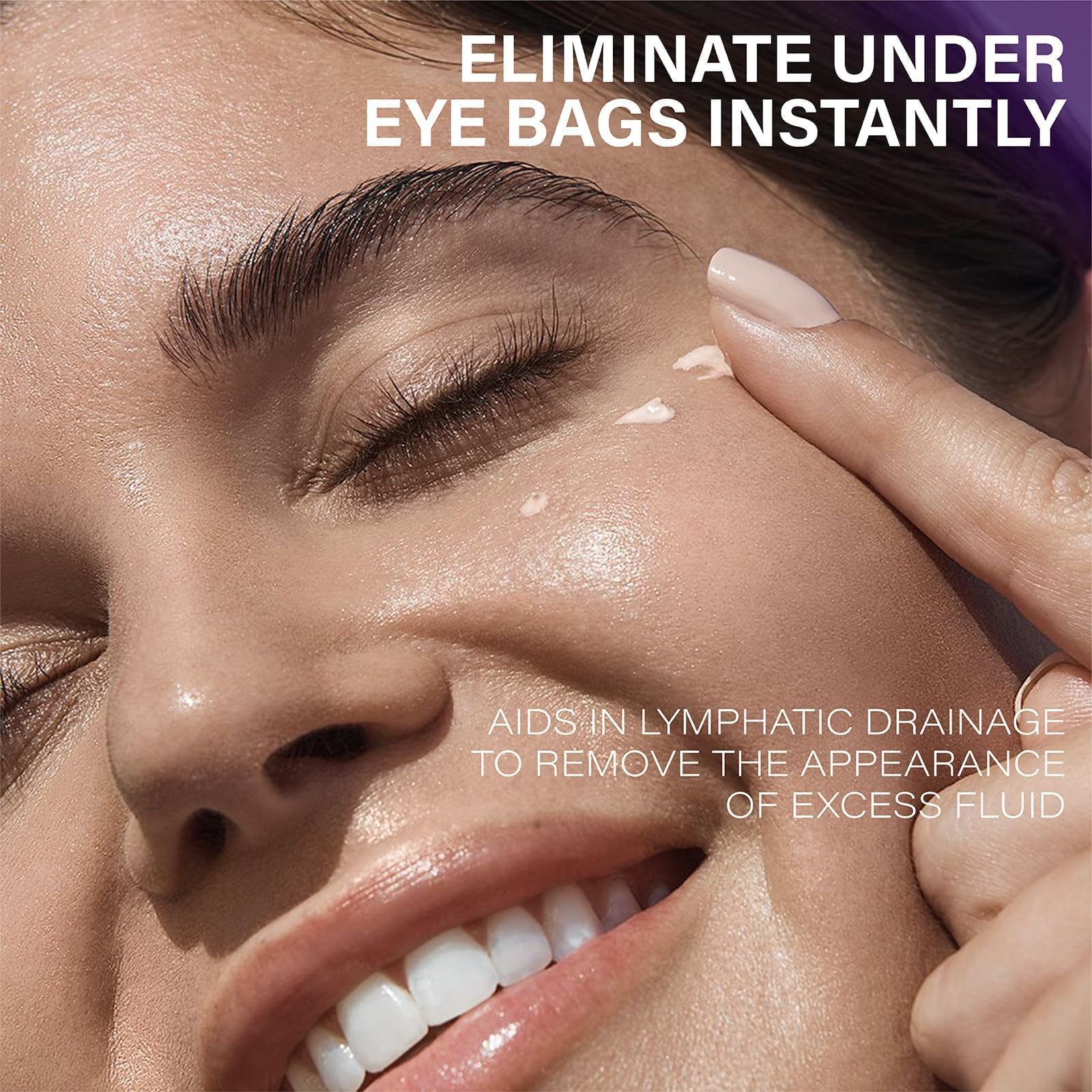 Instant Firmx Eye 2.0 - Anti-Puffiness & Dark Circle Eye Cream with Wrinkle Serum | Tightening Treatment for Face & Neck | 1.01oz Purple | Perfect for Morning Routine & Night Care