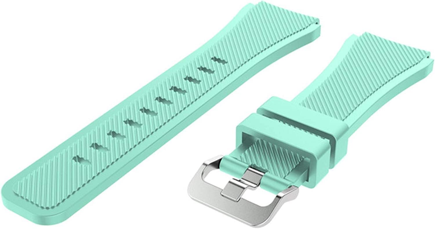 Santastore 22mm Silicone Sport Watch Band - Durable Replacement Strap for Smartwatches, Fitness Trackers & Sports Activities (Multiple Colors) - Perfect for Running, Gym & Outdoor Adventures