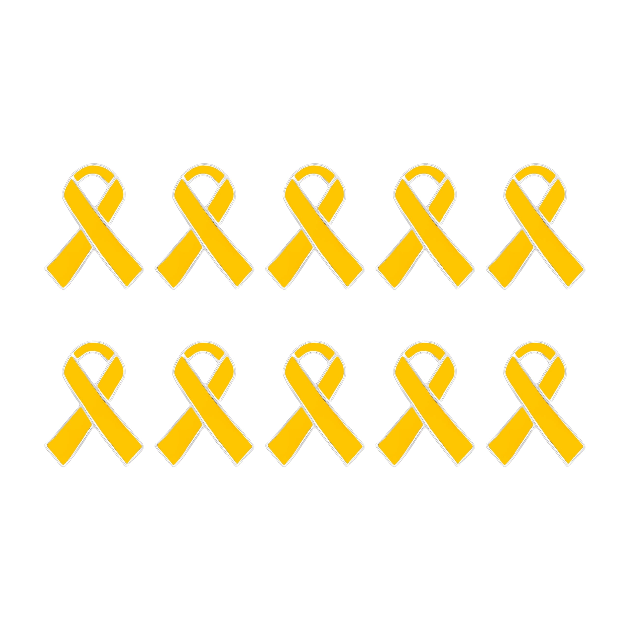 **Wholesale Gold Ribbon & Butterfly Pins for Childhood Cancer Awareness - Bulk Pack for Support Groups, Events, Fundraising & Gifts - Perfect for Charity Drives, School Campaigns & Awareness Events**