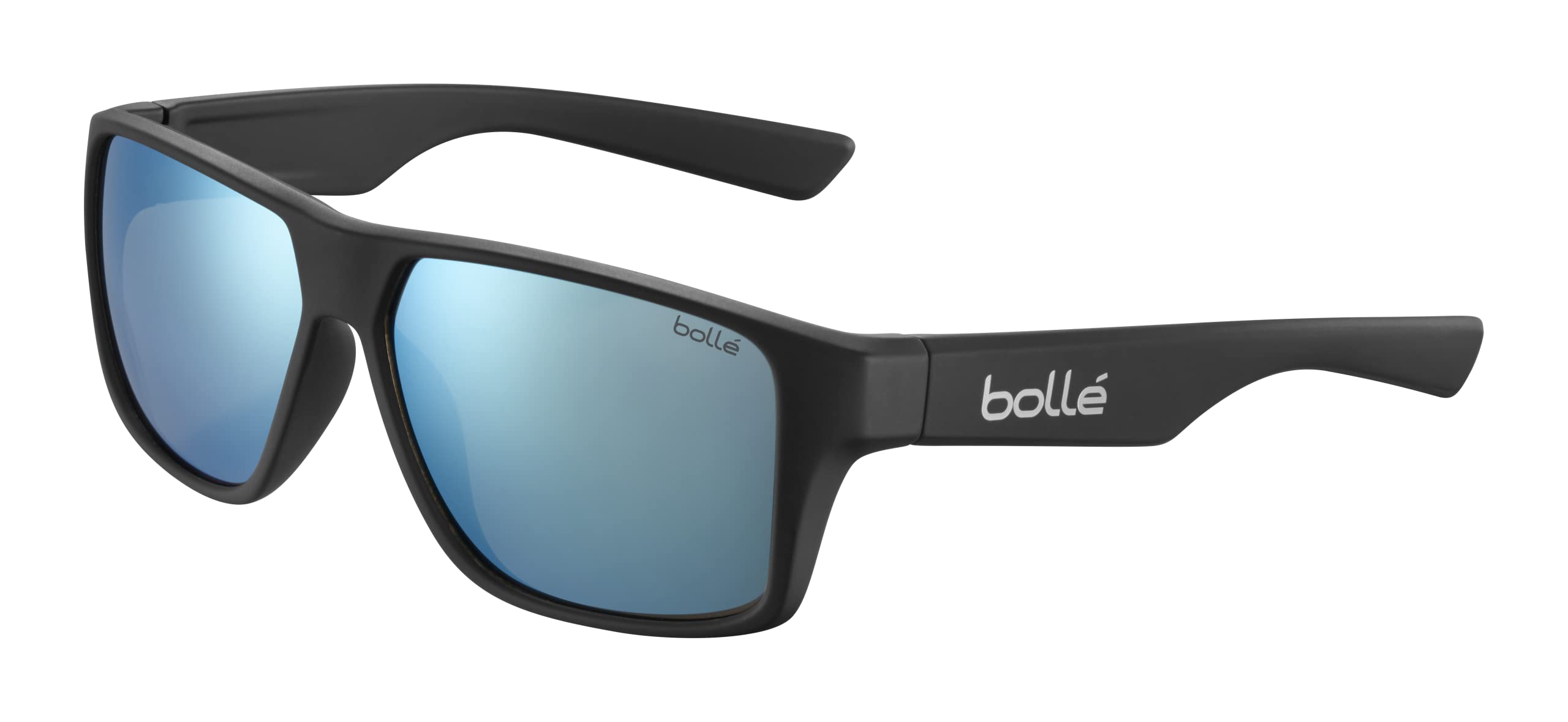 Bollé BRECKEN Large Sunglasses for Men - Polarized Sport Sunglasses for Running, Cycling & Outdoor Activities