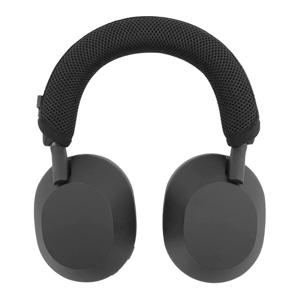 Sony WH-1000XM5 Headband Cover Pad - Replacement Headphone Cushion Protector with Zipper (Grey) - Comfortable & Durable for Travel, Work & Gaming