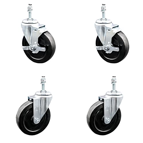 4 Swivel w/2 Top Lock Brakes