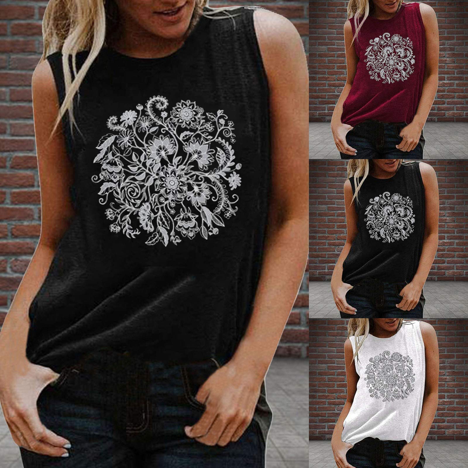 Trendy Women's Pattern Print Blouse & Stylish Crop T-Shirts - Perfect for Casual Outings, Parties, and Summer Fashion