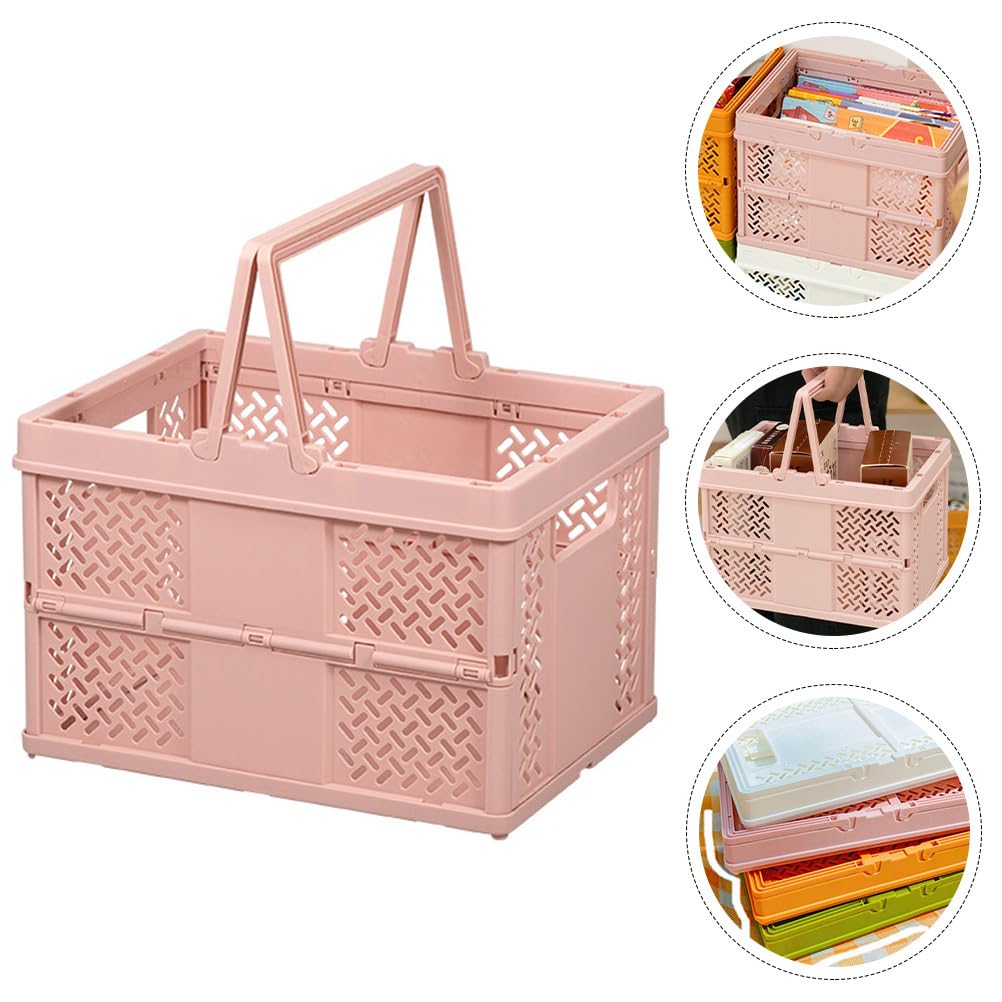 Zerodeko Plastic Storage Basket - Easter Egg Holder, Picnic Basket, Bread Basket, Shopping Basket, Gardening Basket, Pantry Organizer, Moving Box, Planter Basket, Small Items Organizer - Perfect for Home, Outdoor & Party Use