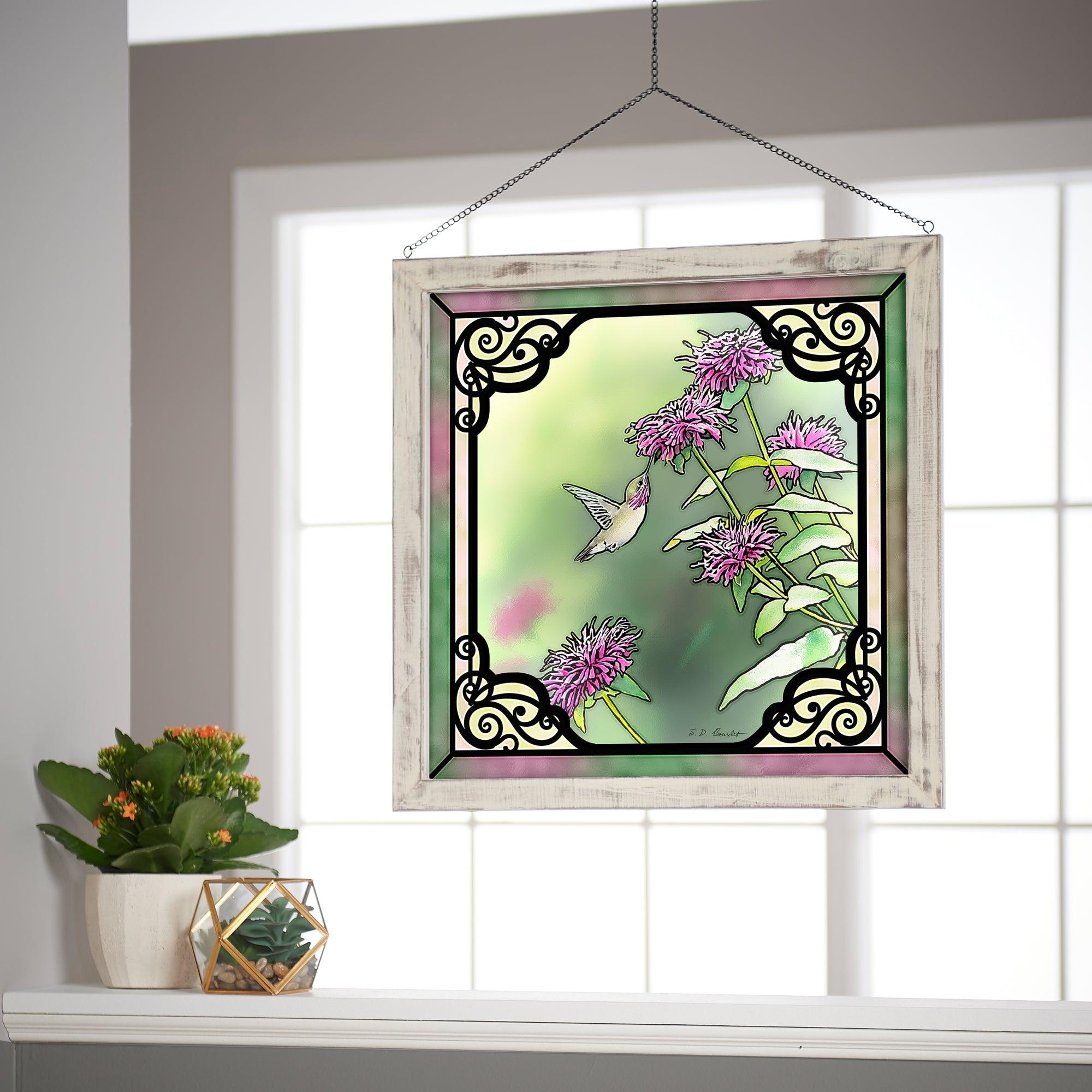 Calliope Hummingbird in Bee Balm - Stunning Nature Photography Print for Home & Office Decor - Perfect Gift for Bird Lovers & Nature Enthusiasts