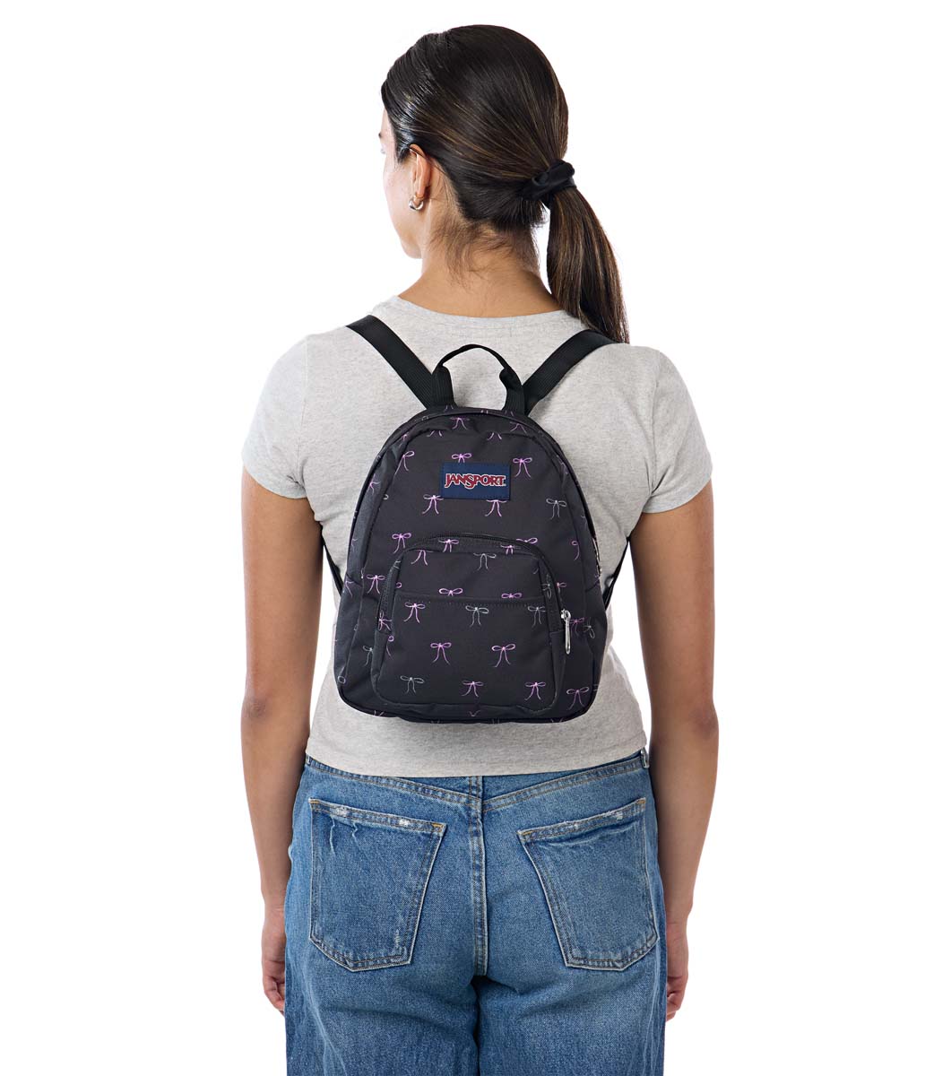 Jansport Half Pint Backpack - Stylish Mini Backpack for School, Travel & Everyday Use | Lightweight & Durable with Bad Bows Design | Perfect for Students, Commuters & Day Trips