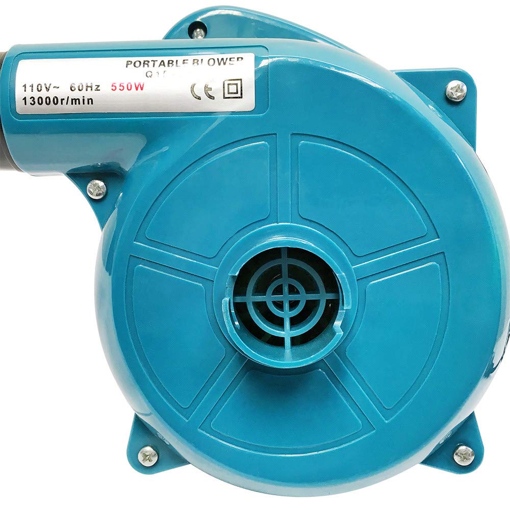 Portable Electric Air Blower - Leaf Blower, Dust Mover & Wind Maker Fan for Yard Cleaning, Workshop, and Outdoor Use