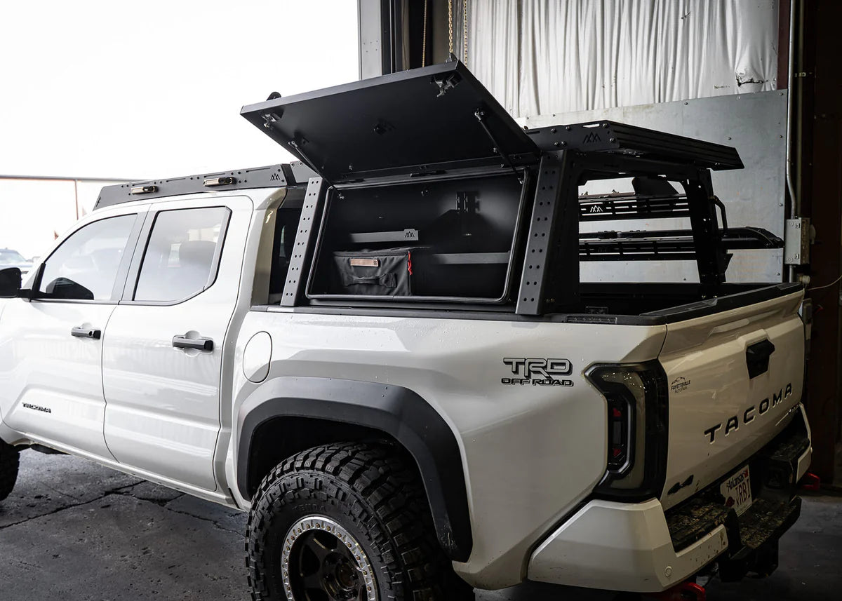 Overland Bed Rack for 2005+ Toyota Tacoma - Heavy Duty Aluminum Truck Rack for Camping & Off-Road Adventures | Perfect for Roof Top Tents, Gear Storage & Outdoor Exploration