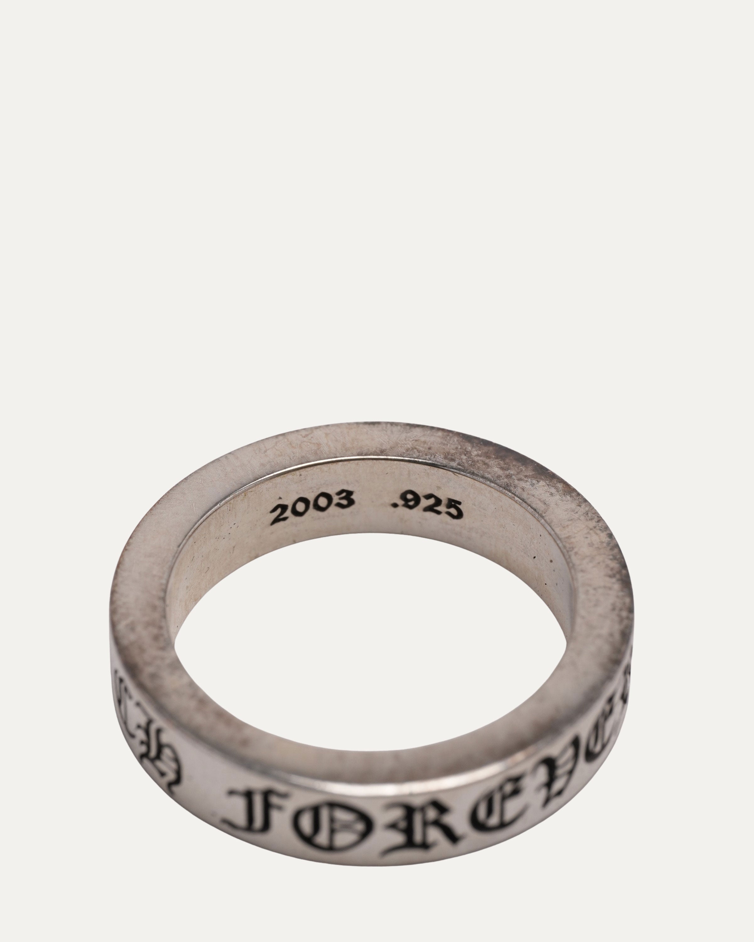 6mm CH Forever Spacer Ring - Stainless Steel Stackable Ring for Women & Men, Perfect for Layering, Gifting & Everyday Wear