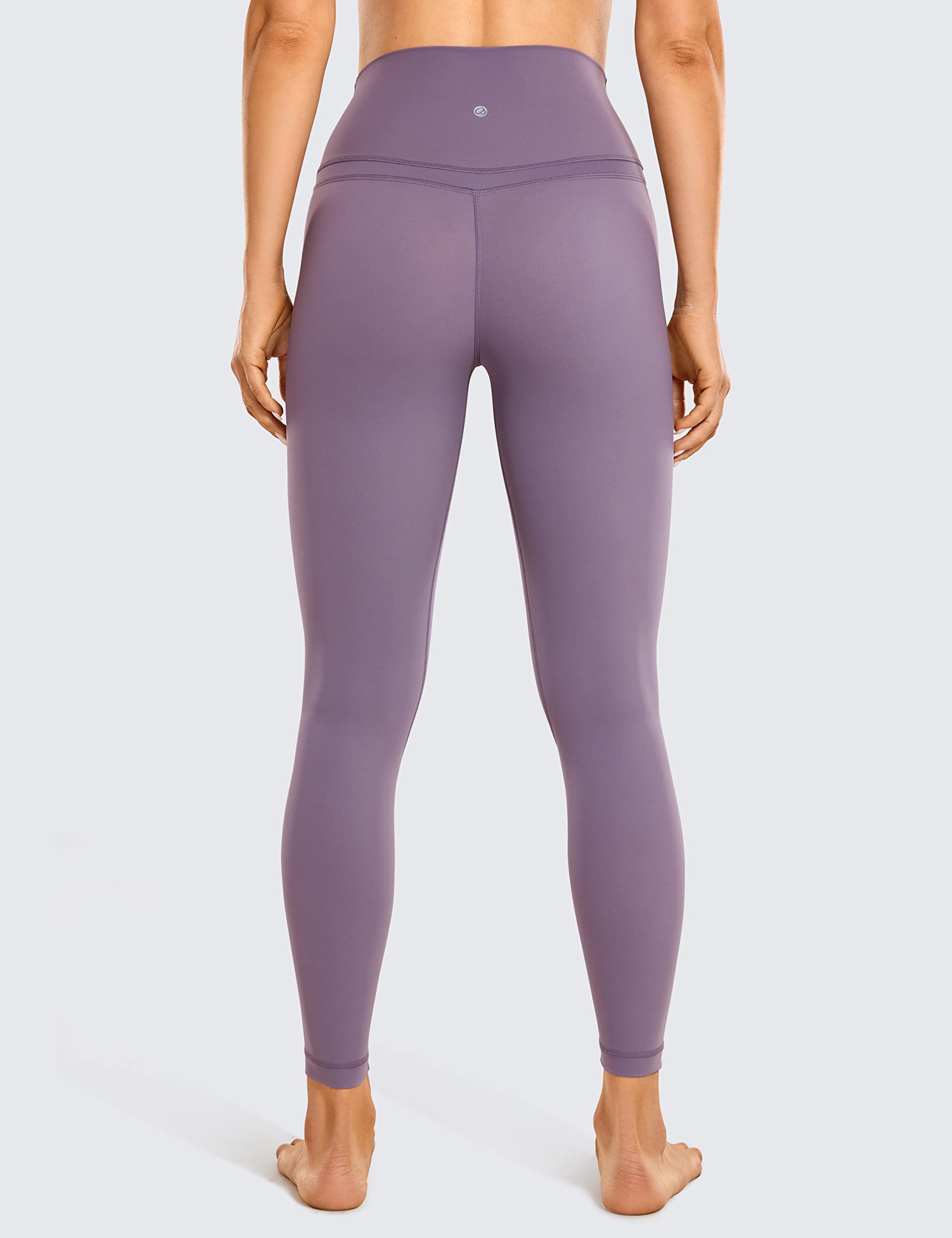CRZ YOGA Women's High Waisted 7/8 Workout Leggings - Naked Feeling Seamless Yoga Pants for Running, Gym & Lounge Wear