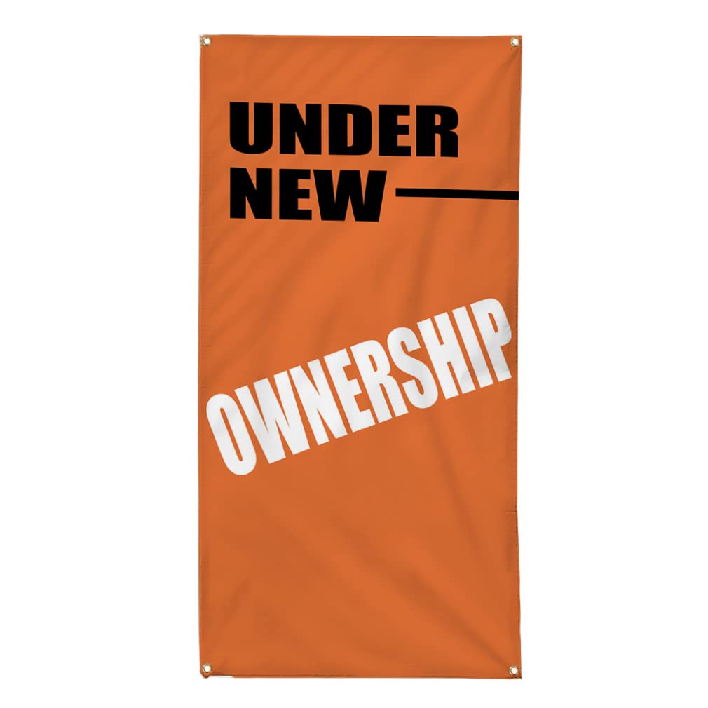 Custom Vertical Vinyl Banner - Durable Weatherproof Outdoor Sign (96x48 Inches) with 8 Grommets - Perfect for Business Advertising, Yard Sales & Industrial Use - Multiple Sizes Available