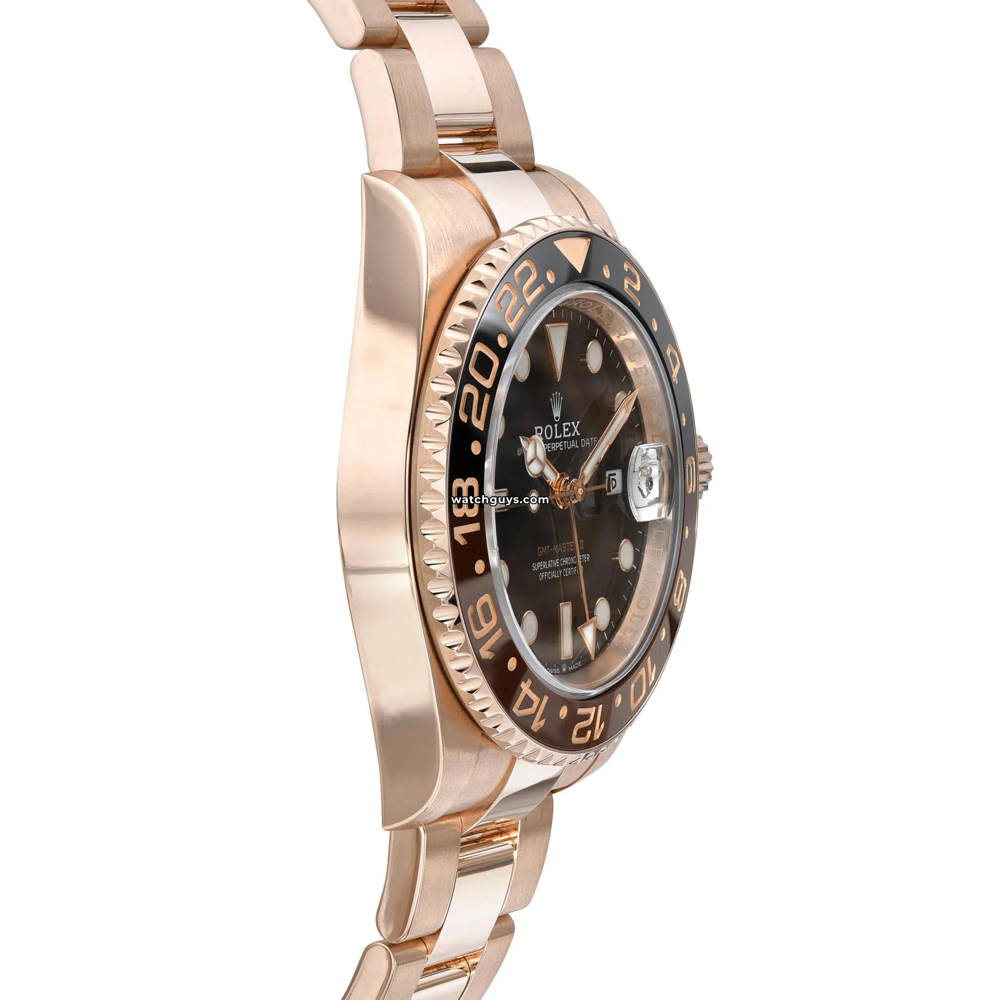 Rolex GMT Master II 126715CHNR Root Beer Men's Watch - Luxury Automatic Two-Tone Rose Gold & Steel Timepiece for Travel, Business & Special Occasions