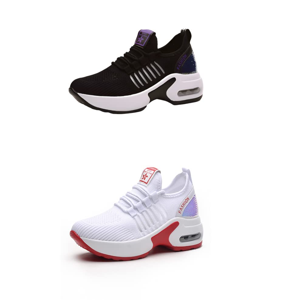 Women's Walking Shoes - Lightweight Mesh Casual Running Sneakers for Jogging, Tennis & Work | Breathable Comfort for Everyday Wear & Outdoor Activities