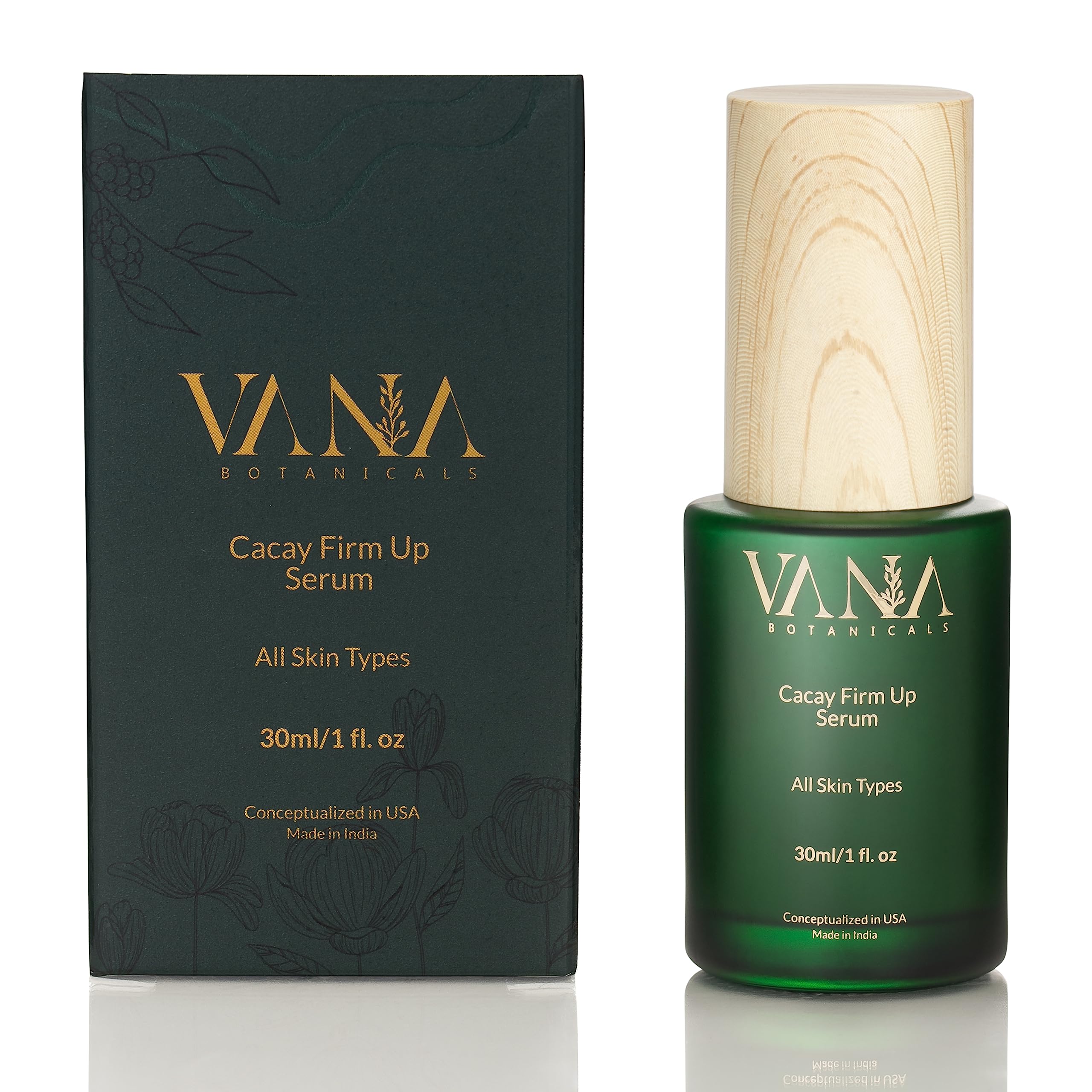 Vana Botanicals Clear Skin Bundle - Complete Natural Skincare Set for Acne, Scars & Dark Spots | Vegan, Paraben & Sulfate-Free | Includes Blemish Free Face Serum, Cacay Firm Up Serum & Radiance Booster | Perfect for Daily Skincare Routine & Sensitive Skin Care
