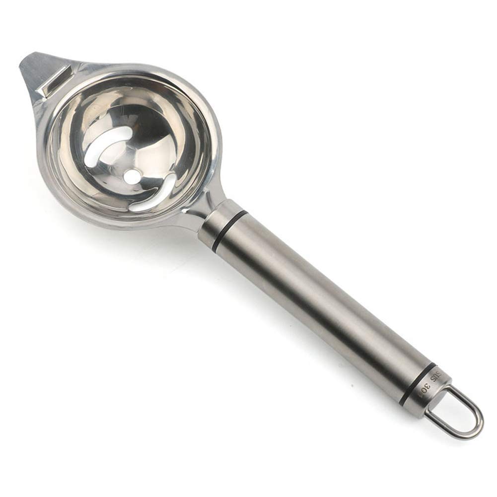 2-Pack Stainless Steel Egg Yolk Separator Tool - Durable Kitchen Gadget for Baking, Cooking & Meal Prep - Perfect for Chefs & Home Cooks