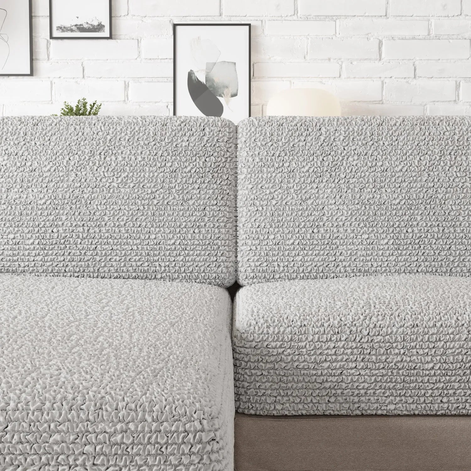 Premium Microfiber Chaise Lounge Seat Cushion Cover - Soft, Durable & Washable - Perfect for Living Room, Patio or Outdoor Furniture Protection