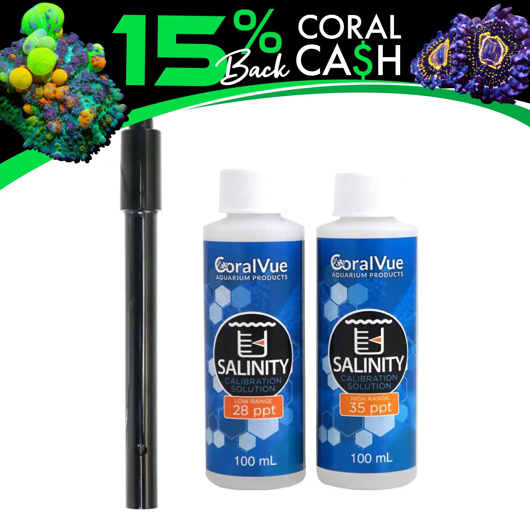 Hydros Salinity Kit - Lab Grade Salinity & Conductivity Tester for Aquariums, Pools, and Marine Research | Accurate Water Quality Testing Solution
