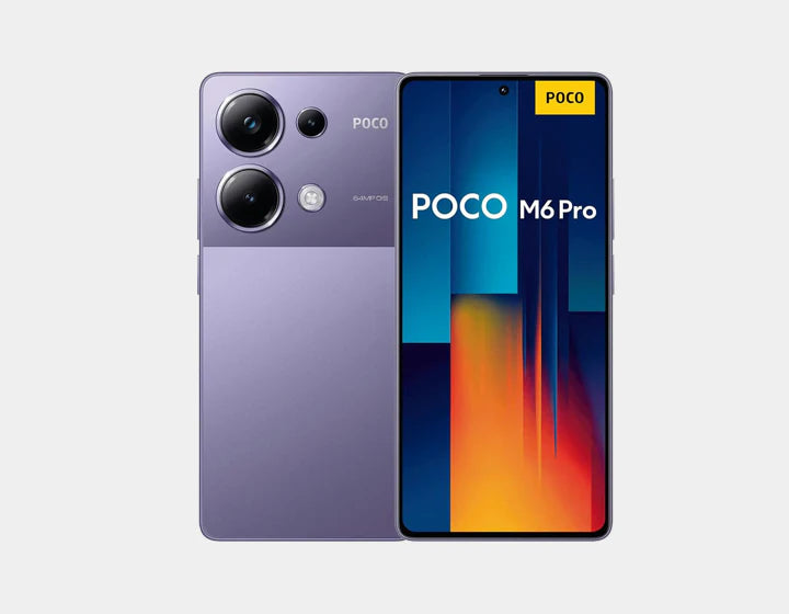 Xiaomi Poco M6 Pro 4G Smartphone - 512GB ROM 12GB RAM Dual SIM GSM Unlocked (Purple) | Perfect for Gaming, Streaming & Productivity