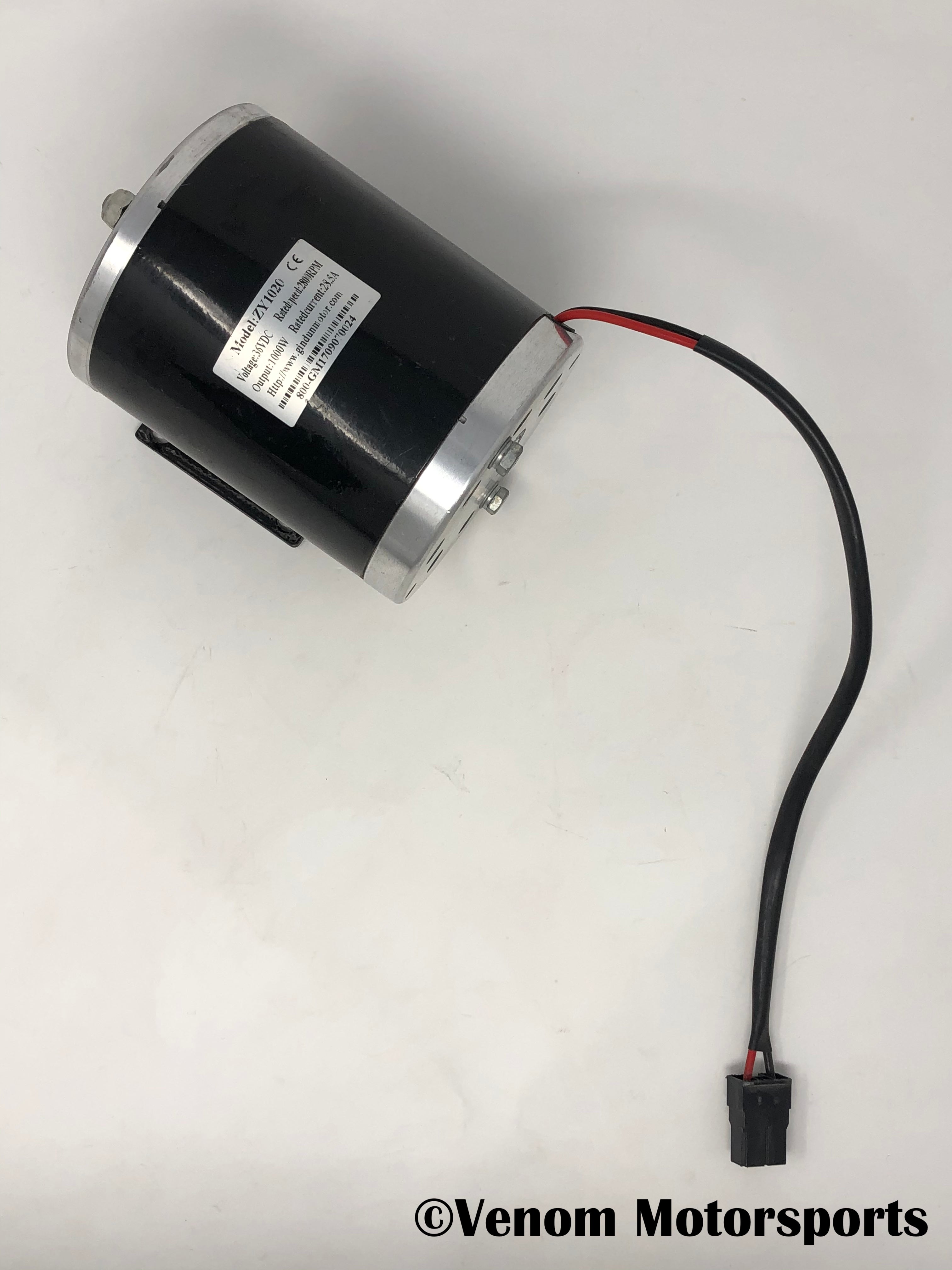 36V 1000W ZY1020 Replacement Motor for Venom 1000W ATV - High Power Electric Motor for Off-Road Vehicles & DIY Projects