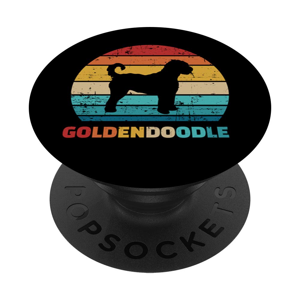 Vintage Goldendoodle PopSockets Grip & Stand - Expandable Phone & Tablet Holder for Secure Grip, Perfect for iPhone, Samsung, iPad | Great for Travel, Work, and Everyday Use